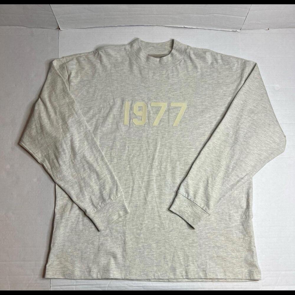 Essentials Fear Of God Gray Long Sleeve Sz Medium